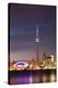 Toronto Illuminated Skyline-null-Stretched Canvas