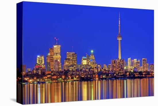 Toronto Skyline at Dusk-Brad Smith-Premier Image Canvas