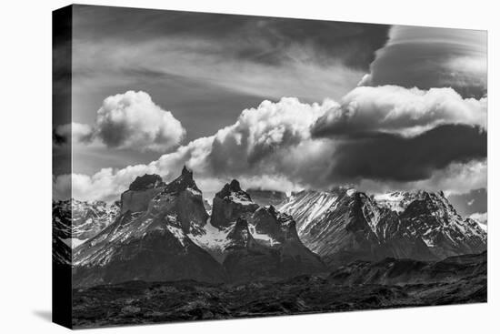 Torres Del Paine National Park, Cuernos and Clouds, Region 12, Chile, Patagonia-Howie Garber-Premier Image Canvas