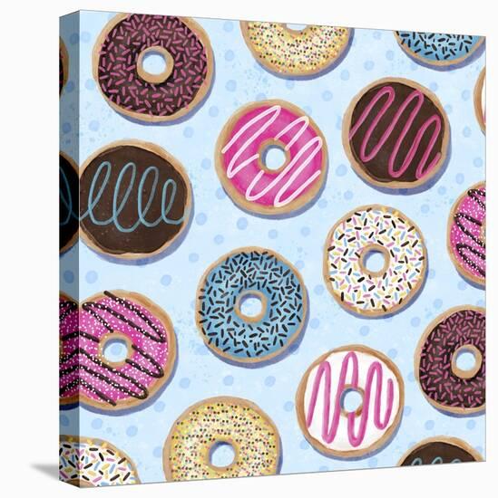 Tossed Painterly Donuts-Elizabeth Caldwell-Premier Image Canvas