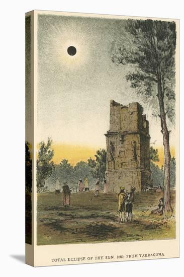 Total Solar Eclipse of 1860 Observed from Tarragona, Spain, 1884-null-Premier Image Canvas