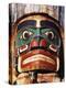 Totem Pole Detail, Duncan, Vancouver Island, BC, Canada-Walter Bibikow-Premier Image Canvas