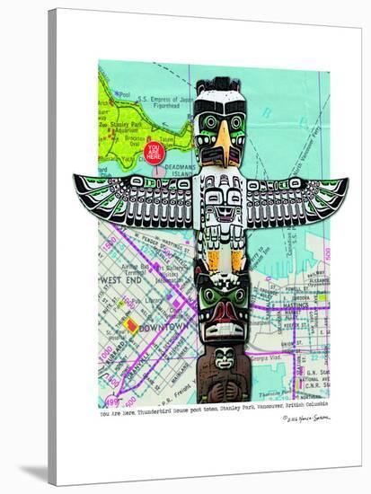 Totem Vancouver-null-Stretched Canvas