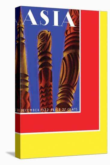 Totems-Frank Mcintosh-Stretched Canvas