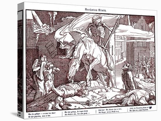 Totentanz 1848: Death as a republican hero-Alfred Rethel-Premier Image Canvas