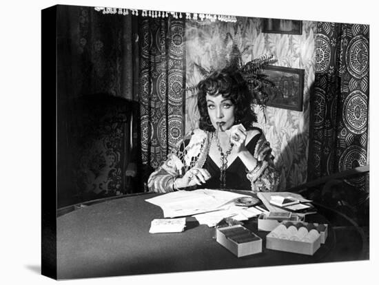 Touch Of Evil, Marlene Dietrich, 1958-null-Stretched Canvas