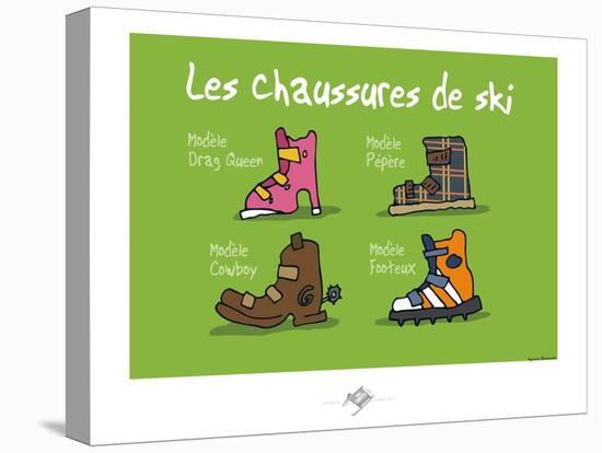 Touchouss - Chaussures de ski-Sylvain Bichicchi-Stretched Canvas