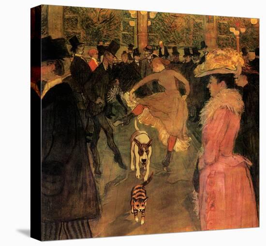 Toulouse-Lautrec Dog-Chameleon Design, Inc.-Stretched Canvas