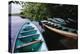 Tour Boats Moored in Ventanilla Lagoon-Danny Lehman-Premier Image Canvas