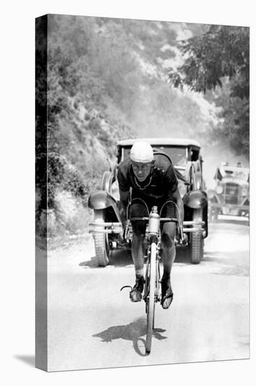 Tour De France 1929, 13th Leg Cannes/Nice on July 16 : Benoit Faure on the Braus Pass-null-Stretched Canvas