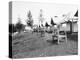 Tourist accommodations in upper Geyser Basin, Yellowstone Park, 1903-Frances Benjamin Johnston-Premier Image Canvas