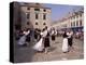 Tourist Board Folk Dancers in Lusa Square, Dubrovnik, Dalmatia, Croatia-Peter Higgins-Premier Image Canvas