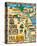 Tourist Map of Egypt-null-Stretched Canvas