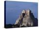 Tourist, Pyramid, Uxmal, Mexico-Kenneth Garrett-Premier Image Canvas
