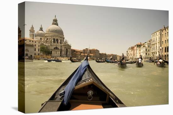 Tourist Ride in Gondolas on the Grand Canal in Venice, Italy-David Noyes-Premier Image Canvas