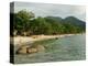 Tourists Enjoying Nipah Beach at Sunset Time, Pangkor Island, Perak State, Malaysia-Richard Nebesky-Premier Image Canvas