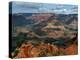 Tourists Hike Along the South Rim of the Grand Canyon-null-Premier Image Canvas