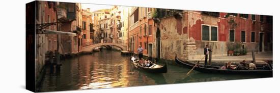 Tourists in a Gondola, Venice, Italy-null-Premier Image Canvas