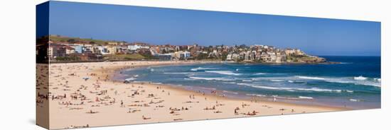 Tourists on the Beach, Bondi Beach, Sydney, New South Wales, Australia-null-Premier Image Canvas