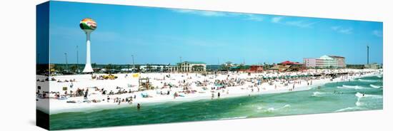 Tourists on the Beach, Pensacola, Escambia County, Florida, USA-null-Premier Image Canvas
