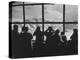 Tourists Viewing the Alps-James Burke-Premier Image Canvas