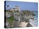 Tourists Visiting the Mayan Ruins of Tulum, Yucatan Peninsula, Mexico, North America-Miller John-Premier Image Canvas