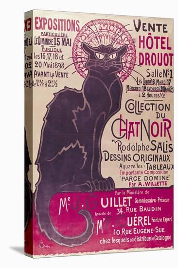 Tournee Du Chat Noir, 1896 - The Black Cat Cabaret-Théophile Alexandre Steinlen-Premier Image Canvas