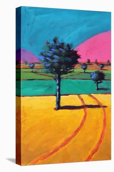 Towards Castlemorton, 2021 (acrylic on paper)-Paul Powis-Premier Image Canvas