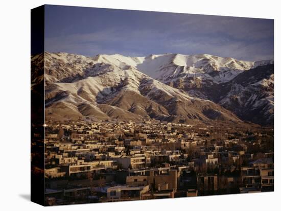 Towchal Range Behind the City, Tehran, Iran, Middle East-Desmond Harney-Premier Image Canvas