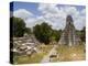 Tower 1, Mayan Ruins in the Gran Plaza, Tikal, Guatemala-Bill Bachmann-Premier Image Canvas