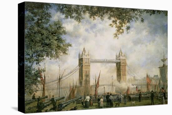 Tower Bridge: from the Tower of London-Richard Willis-Premier Image Canvas