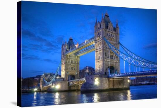 Tower Bridge In London-null-Stretched Canvas