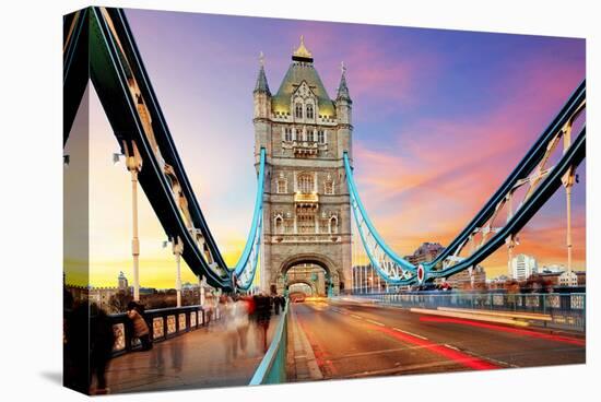 Tower Bridge - London-null-Stretched Canvas