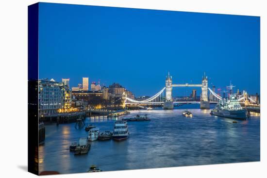 Tower Bridge, River Thames, London, England, United Kingdom, Europe-John Guidi-Premier Image Canvas