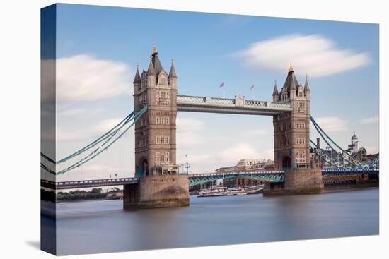 Tower Bridge, Thames River, London, England-null-Stretched Canvas