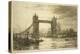 Tower Bridge Viewed from the River Thames, London, C1894-1931-William Lionel Wyllie-Premier Image Canvas