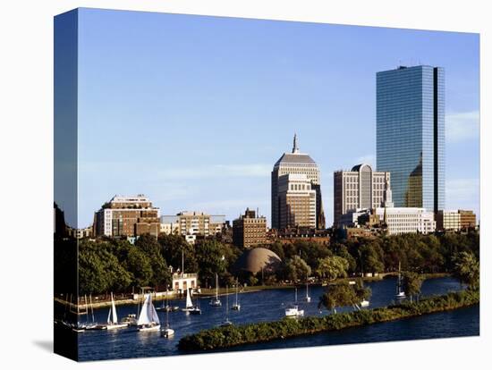 Tower from the Charles River-Carol Highsmith-Stretched Canvas