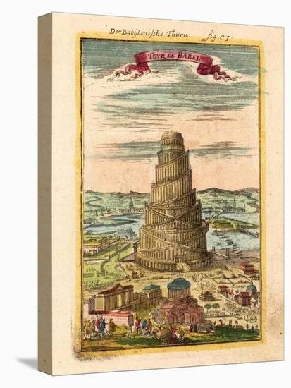 Tower of Babel, 1719-Alain Manesson Mallet-Premier Image Canvas