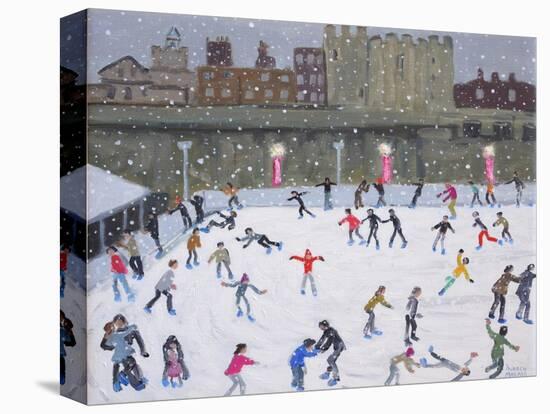 Tower of London Ice Rink, 2015-Andrew Macara-Premier Image Canvas