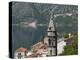 Tower of The Church of St. Nikola, Kotor Bay, Perast, Montenegro-Walter Bibikow-Premier Image Canvas