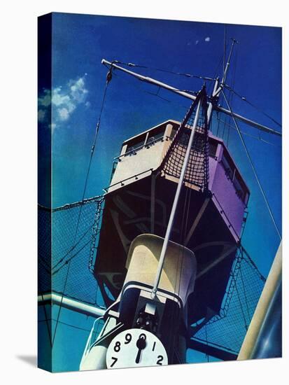 "Tower on Battleship," March 9, 1940-Arthur C. Radebaugh-Premier Image Canvas