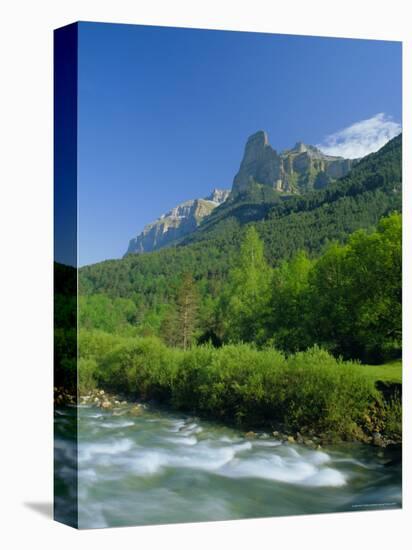 Towering Cliffs Above the River Arazas, Ordesa National Park, Huesca, Aragon, Spain-Ruth Tomlinson-Premier Image Canvas