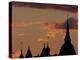 Towers of Mariahissen Along the Skyline at Sunset, Stockholm, Sweden-Russell Young-Premier Image Canvas