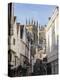 Towers of the Minster from Petergate, York, Yorkshire, England, United Kingdom, Europe-Mark Sunderland-Premier Image Canvas