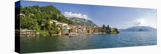 Town at the Lakeside, Lake Como, Como, Lombardy, Italy-null-Premier Image Canvas