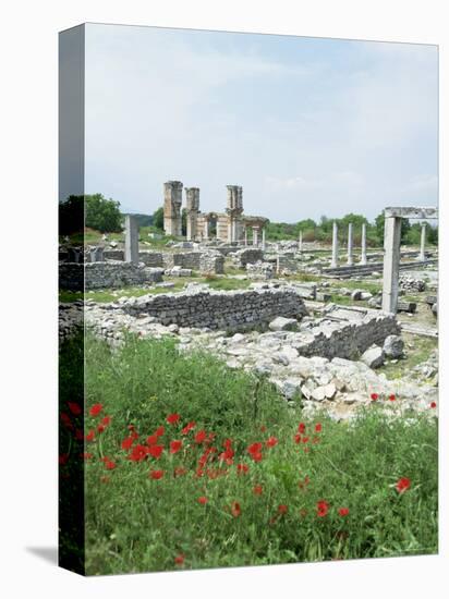 Town Built for Octavia Over the Assassins of Julius Caesar in 42 Bc, Philippi (Filipi), Greece-Tony Gervis-Premier Image Canvas