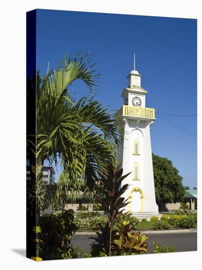 Town Clock, Apia, Upolu Island, Western Samoa, South Pacific, Pacific-Michael DeFreitas-Premier Image Canvas