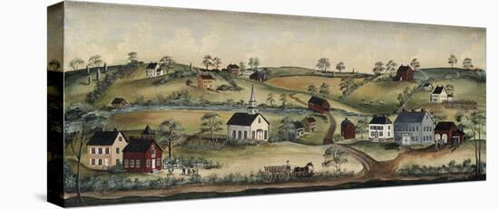 Town & Country-Barbara Jeffords-Stretched Canvas