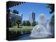 Town Hall Fountain, Christchurch, Canterbury, South Island, New Zealand-Neale Clarke-Premier Image Canvas