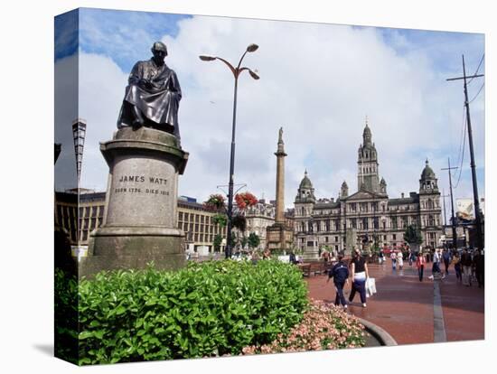 Town Hall, George Square, Glasgow, Scotland, United Kingdom-Yadid Levy-Premier Image Canvas